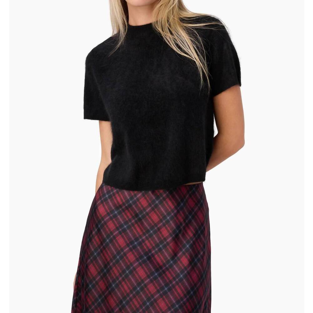 NEW CAMI NYC eugeney cashmere top in black